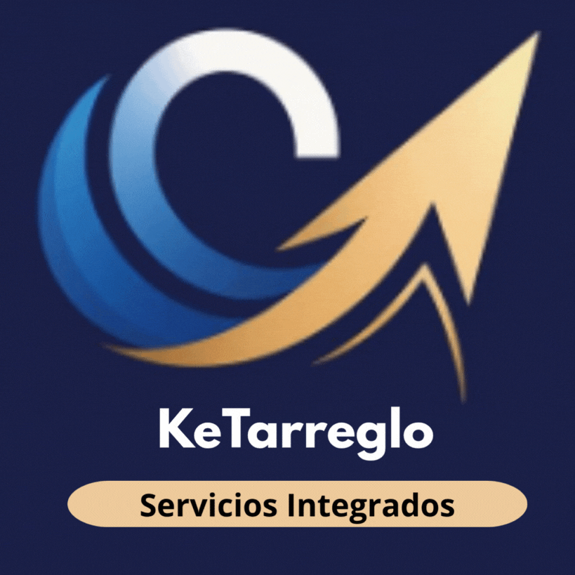 Logotipo de KeTarreglo, empresa de servicios de limpieza a oficinas y electricidad, plomería y mantenimiento a casa-habitación en Monterrey y área metropolitana