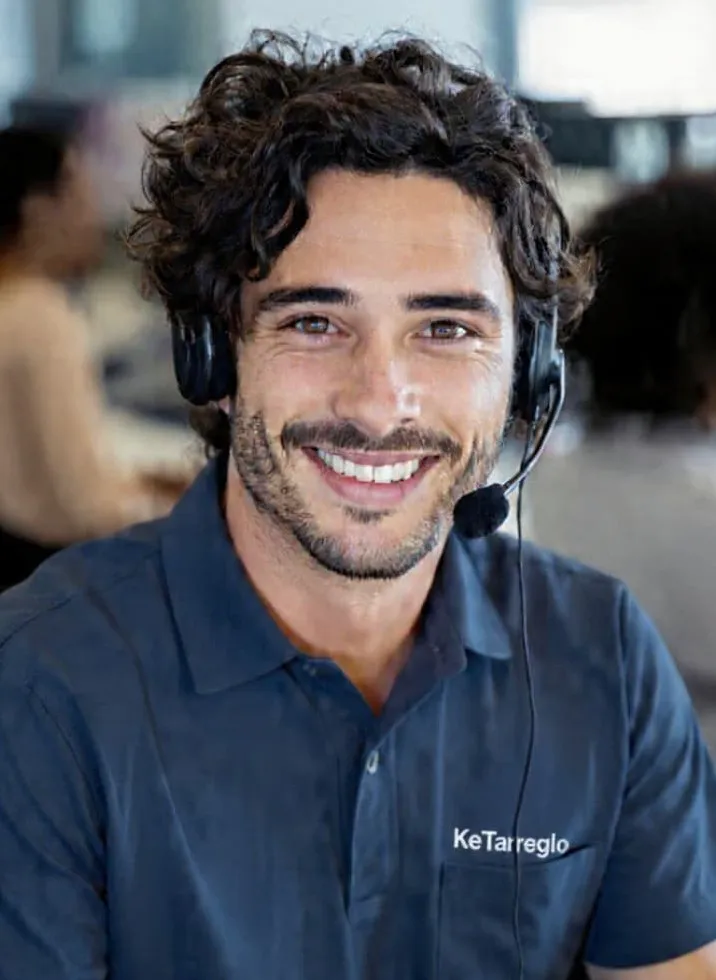 Agente telefónico del call center de KeTarreglo